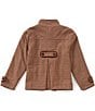 Edgehill Collection x Kristin Ellen Hockman Boys Stand Collar Plaid Moritz Jacket - Image 3