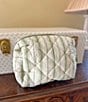 Edgehill Collection x Kristin Ellen Hockman Leo Green Stripe Weekender Bag, Color:Green - Image 6