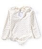 Edgehill Collection x Kristin Ellen Hockman Little Girls 2T-6X Greta Yellow Floral One-Piece Swimsuit, Color:Ivory - Image 2