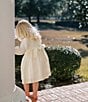 Edgehill Collection x Kristin Ellen Hockman Little Girls 2T-6X Margaret Long Sleeve Smocked Dress, Color:Yellow - Image 6