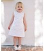 Edgehill Collection x Kristin Ellen Hockman Little Girls 2T-6X Svea White Embroidered Dress, Color:White - Image 5