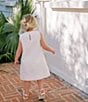Edgehill Collection x Kristin Ellen Hockman Little Girls 2T-6X Svea White Embroidered Dress, Color:White - Image 6