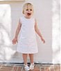 Edgehill Collection x Kristin Ellen Hockman Little Girls 2T-6X Svea White Embroidered Dress, Color:White - Image 3