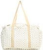 Edgehill Collection x Kristin Ellen Hockman Lottie Yellow Floral Weekender Bag, Color:Yellow - Image 1