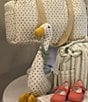 Edgehill Collection x Kristin Ellen Hockman Queenie Yellow Floral Plush Duck, Color:Yellow - Image 2