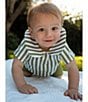 Edgehill Collection x Megan Karp Baby Boys Jack Stripe Peter Pan Collar Top & Shorts Set - Image 3