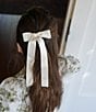 Edgehill Collection x Megan Karp Girls Tiny Satin Hair Bows 2-Pack - Image 1