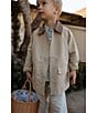 Edgehill Collection x Megan Karp Kids Wren Point Collar Pocket Detail Barn Jacket - Image 3