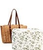 Edgehill Collection x Megan Karp Wicker Floral Insulated Cooler Tote - Image 3