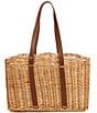 Edgehill Collection x Megan Karp Wicker Floral Insulated Cooler Tote - Image 1