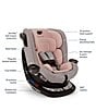 Color:Edgehill Pink - Image 5 - Edgehill Collection X Nuna REVV 360° Rotating Rear and Forward Facing Convertible Car Seat