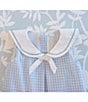 Color:Blue - Image 5 - x The Broke Brooke Baby Girls 3-24 Months Annabelle Woven Gingham Sailor Dress