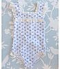 Color:Blue - Image 3 - x The Broke Brooke Baby Girls Newborn-24 Months Cissy Sailboat Print One Piece Swimsuit