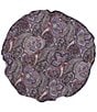 Edward Armah Muted Paisley Reversible Silk Pocket Circle, Color:Grey - Image 1
