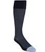 Edward Armah Over-The-Calf Solid Dress Socks, Color:Navy - Image 1