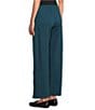 Eileen Fisher Brushed Terry Elastic Waist Straight Side Vent Pants, Color:Alpine - Image 4