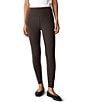 Eileen Fisher Brushed Terry Knit High Waisted Pull-On Leggings - Image 1