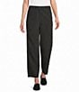 Eileen Fisher Cotton-Blend Yarn-Dyed Stripe Pull-On Lantern Pant - Image 1