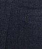 Eileen Fisher Cotton Stretch Denim Wide Leg Trouser Pants - Image 4