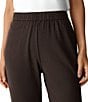 Eileen Fisher Cozy Brushed Terry Hug Kick Pull-On Pants - Image 4