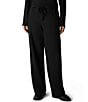 Eileen Fisher Cozy Brushed Terry Hug Straight Pull-On Pants - Image 1