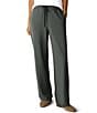 Eileen Fisher Cozy Brushed Terry Hug Straight Pull-On Pants - Image 6