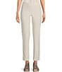 Eileen Fisher Washable Stretch Crepe Slim Leg Ankle Pants, Color:Bone - Image 1