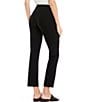 Eileen Fisher Washable Stretch Crepe Slim Leg Ankle Pants, Color:Black - Image 2