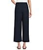 Eileen Fisher Crinkle Texture Plisse Wide Leg Ankle Pants, Color:Midnight - Image 2