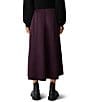 Eileen Fisher Crinkled Textured Satin A-Line Skirt - Image 2