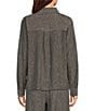 Eileen Fisher Crinkled Textured Woven Point Collar Long Sleeve Button-Front Coordinating Shirt - Image 2