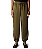 Eileen Fisher Elastic Waist Drawstring Pull-On Ankle Jogger Pants - Image 1