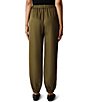Eileen Fisher Elastic Waist Drawstring Pull-On Ankle Jogger Pants - Image 2