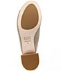 Color:Gold - Image 6 - Fave Stretch Shimmer Fabric Block Heel Sandals