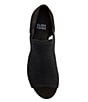 Color:Black - Image 5 - Ferris Stretch Knit Peep Toe Block Heel Sandals