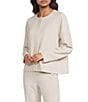 Eileen Fisher Flex Ponte Round Neck Long Sleeve Jacket - Image 1