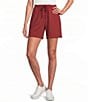 Eileen Fisher Garment Dyed Terry Elastic Waist Pull-On Shorts - Image 3