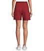 Eileen Fisher Garment Dyed Terry Elastic Waist Pull-On Shorts - Image 4