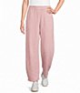 Eileen Fisher Garment Dyed Terry Pull-On Ankle Pant - Image 1