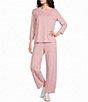 Eileen Fisher Garment Dyed Terry Pull-On Ankle Pant - Image 3