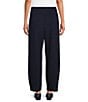 Eileen Fisher Garment Dyed Terry Pull-On Ankle Pant - Image 6
