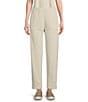 Eileen Fisher Garment Dyed Terry Slouchy Ankle Pants, Color:Bone - Image 1
