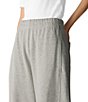 Eileen Fisher Heathered Fleece Barrel Coordinating Pull-On Pants - Image 4