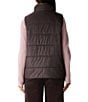 Eileen Fisher High Collar Sleeveless Quilted Vest - Image 2