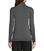 Eileen Fisher Organic Cotton Blend Knit Turtleneck Long Sleeve Top, Color:Everglade - Image 2