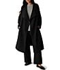 Eileen Fisher Lightweight Boiled Wool Drape Neck Coat - Image 3