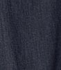 Eileen Fisher Lightweight Denim Round Neck Sleevless Shell Top - Image 4