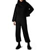 Eileen Fisher Lightweight Ponte Knit Lantern Ankle Jogger Pants - Image 3