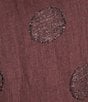 Eileen Fisher Linen Blend Shimmer Texture Evening Wrap, Color:Wine - Image 2