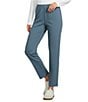 Eileen Fisher Organic Cotton Blend Coordinating Brushed Terry Pull-On Ankle Straight Leg Pants - Image 1